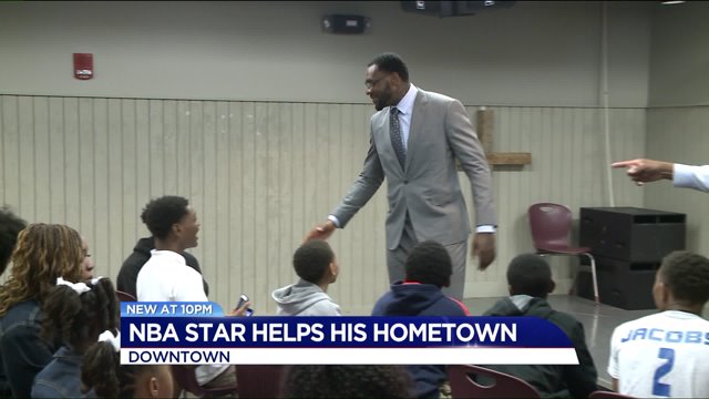 NBA player helps the inner city youth in his hometown of Memphis